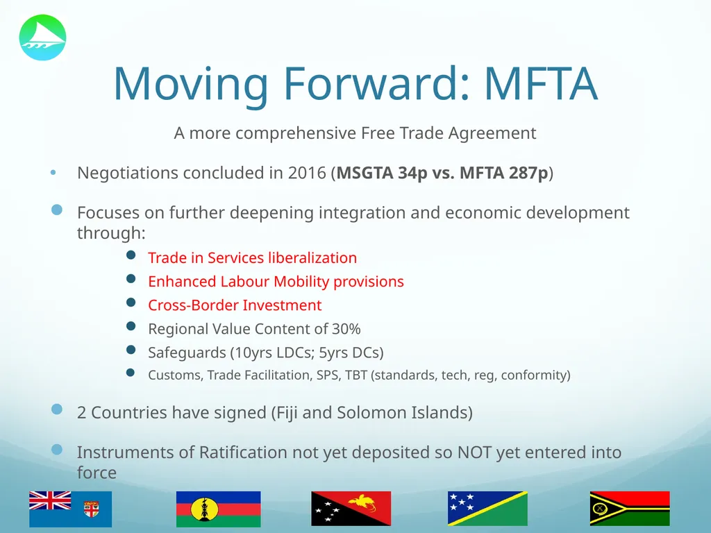 The Melanesian Spearhead Group (MSG) Trade - slide 15 of 17