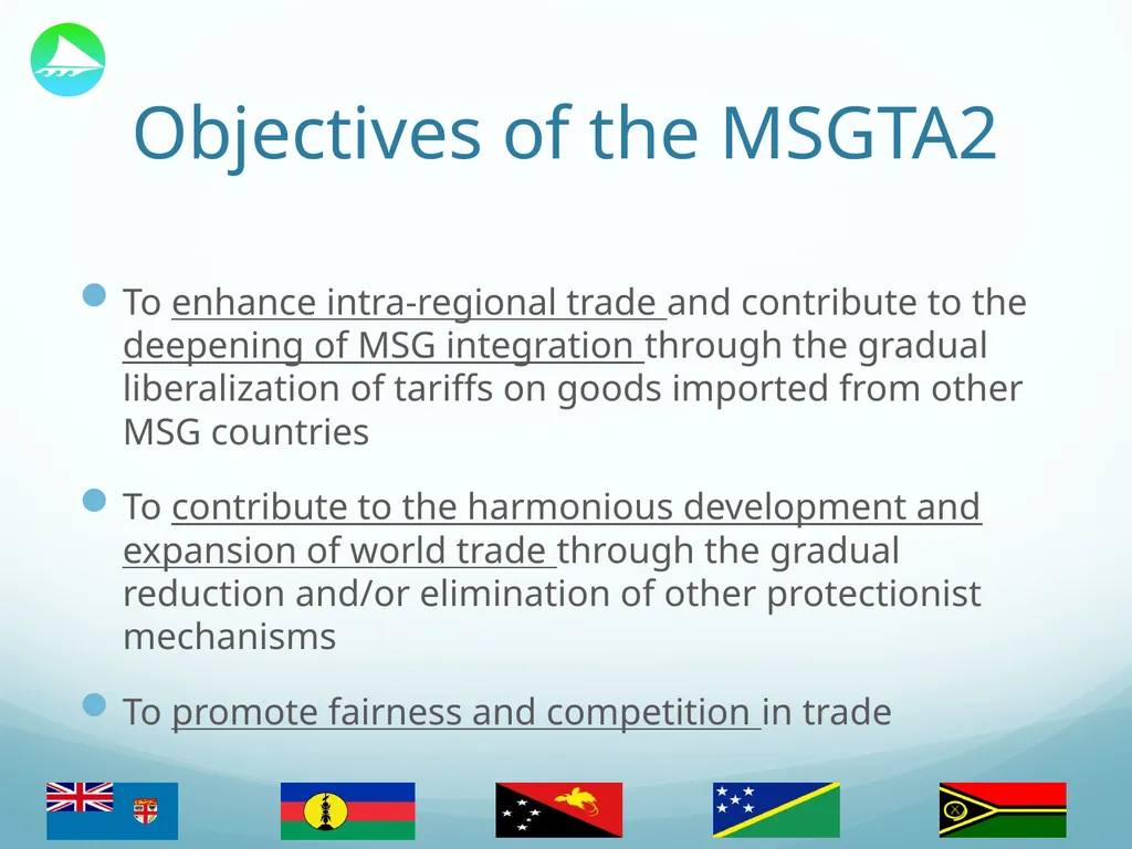The Melanesian Spearhead Group (MSG) Trade - slide 5 of 17