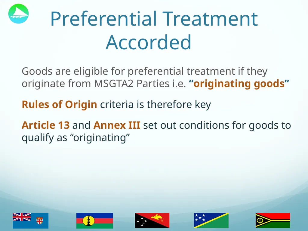The Melanesian Spearhead Group (MSG) Trade - slide 6 of 17