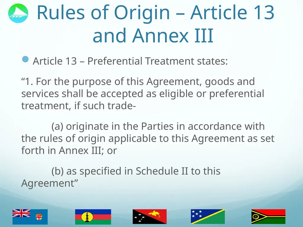 The Melanesian Spearhead Group (MSG) Trade - slide 7 of 17