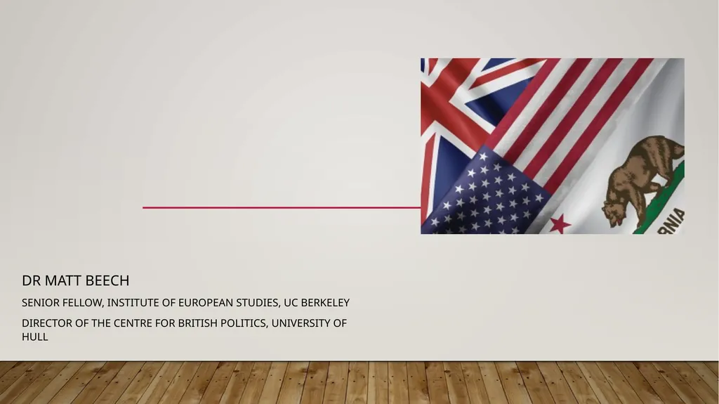 Dr Matt Beech Senior fellow, INSTITUTE OF EUROPEAN