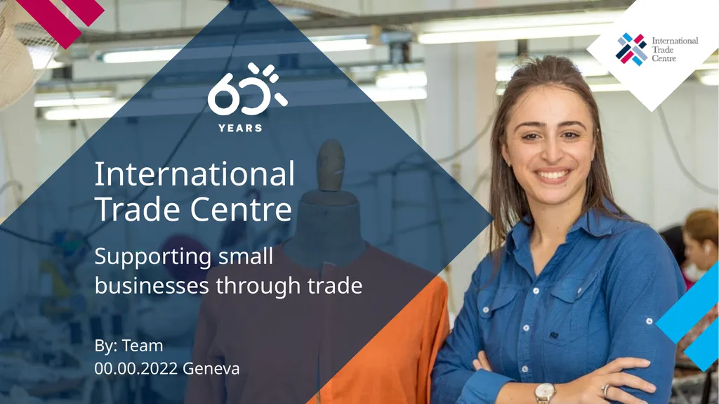 International Trade Centre Supporting small