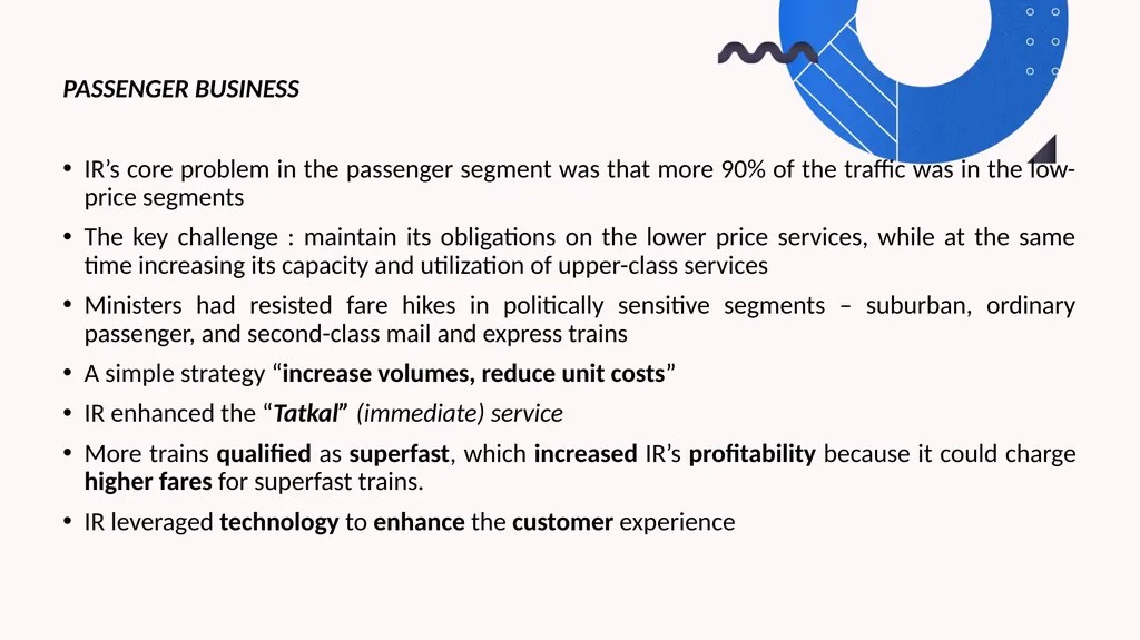 Indian Railways: Building a Permanent Legacy Tarun - slide 7 of 15