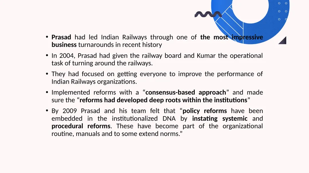 Indian Railways: Building a Permanent Legacy Tarun - slide 2 of 15