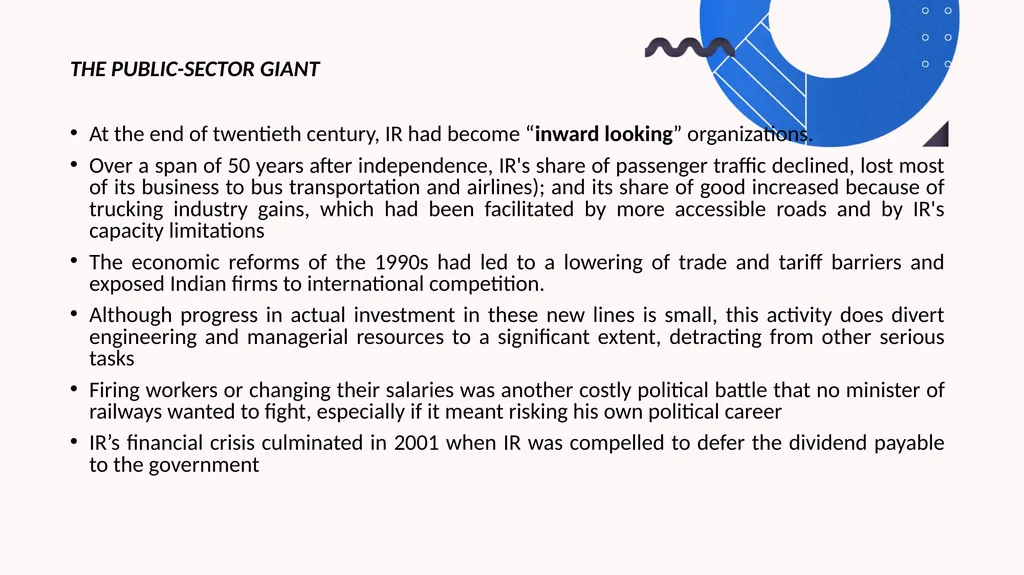 Indian Railways: Building a Permanent Legacy Tarun - slide 5 of 15