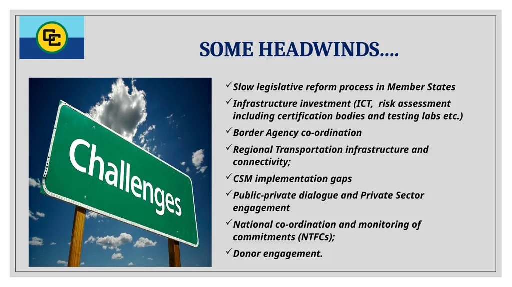 Progress and Challenges of Trade Facilitation in - slide 17 of 18