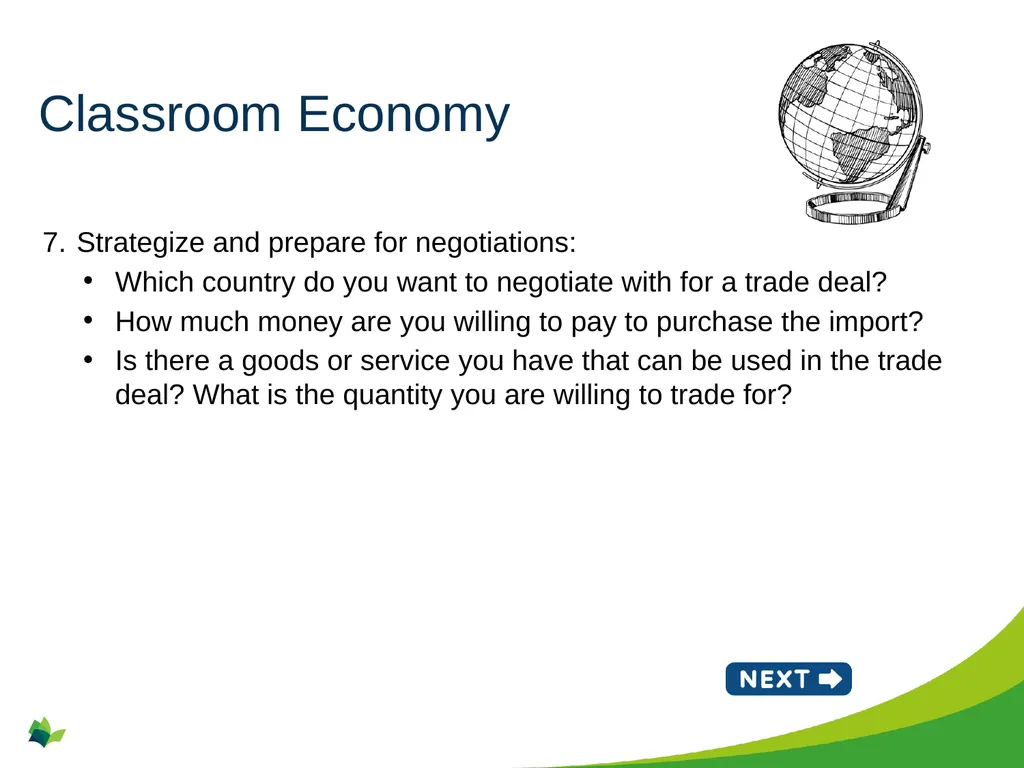 International Trade Grade 10+ A Special Note for - slide 8 of 15