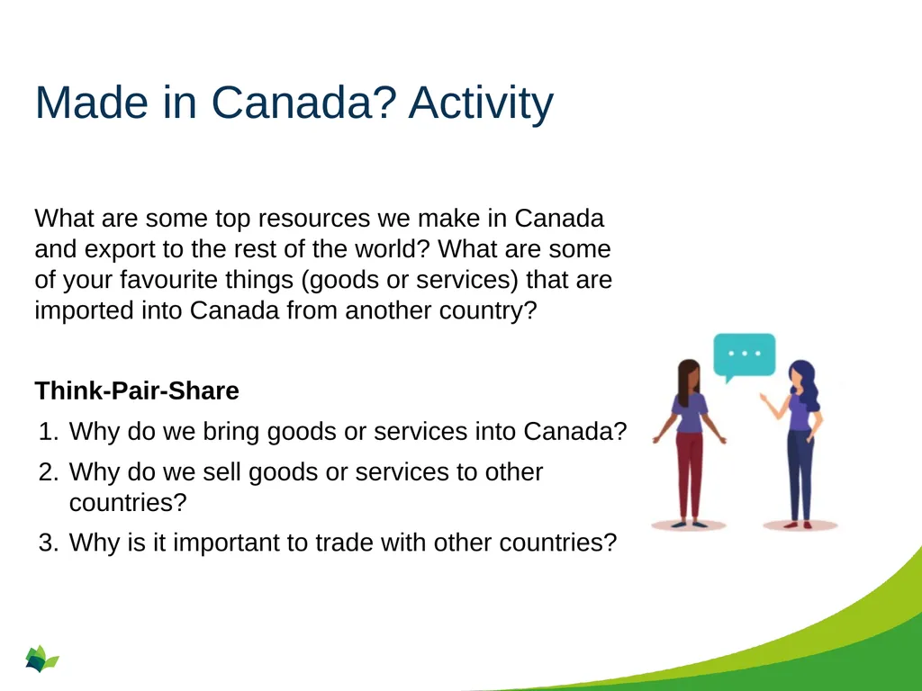 International Trade Grade 10+ A Special Note for - slide 11 of 15