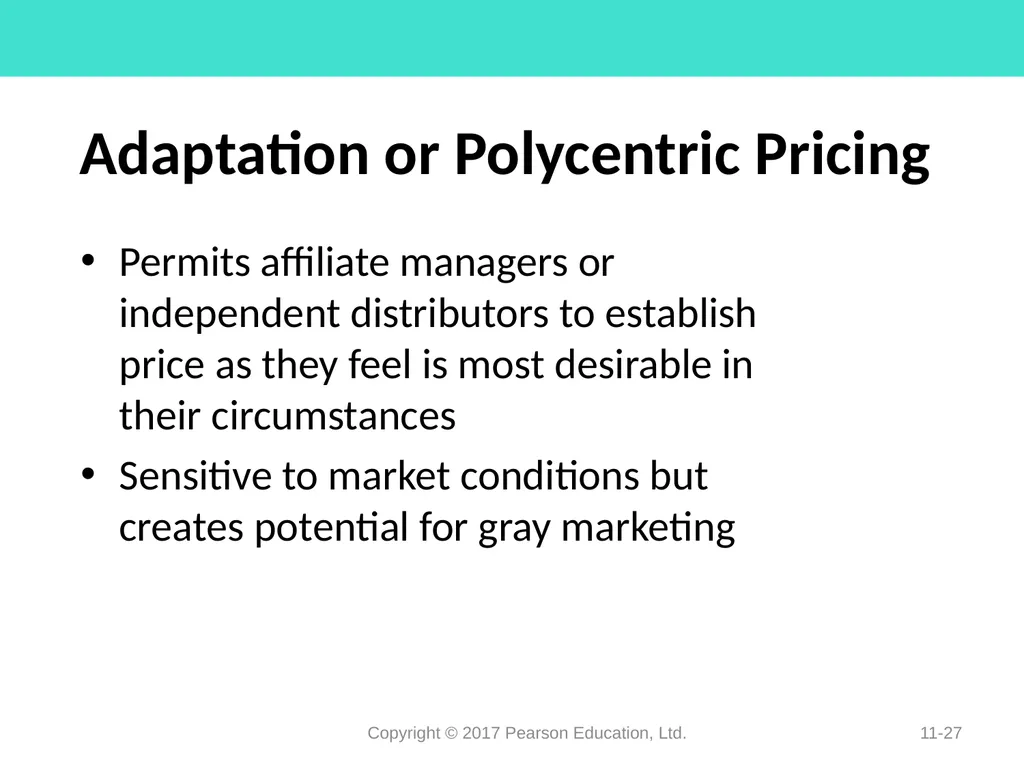 Pricing Decisions Chapter 11 Learning Objectives - slide 27 of 34