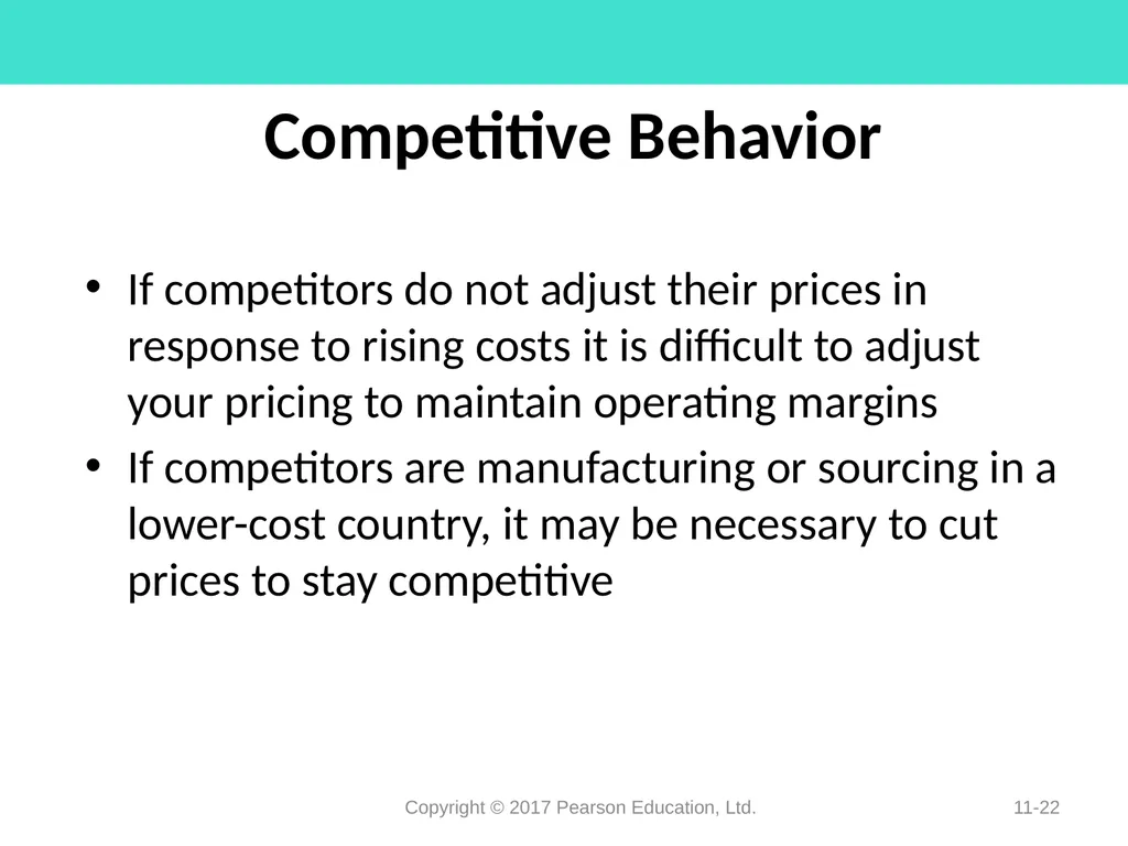 Pricing Decisions Chapter 11 Learning Objectives - slide 22 of 34