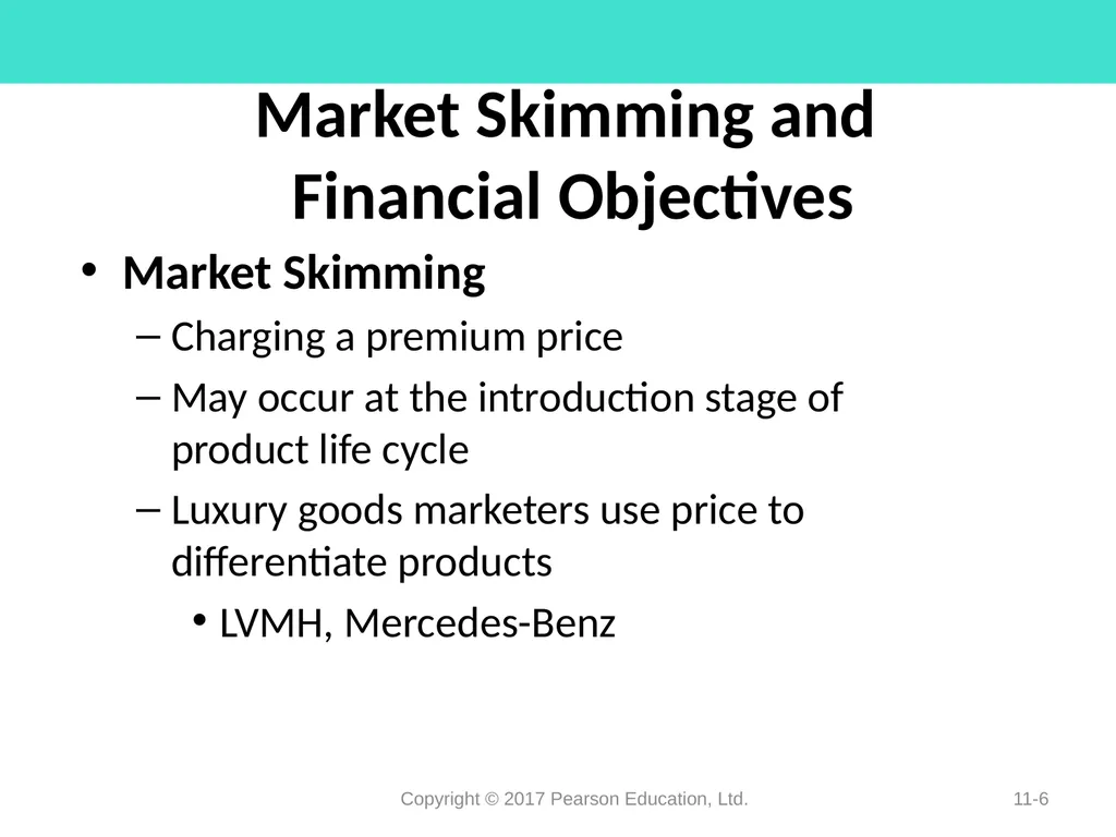 Pricing Decisions Chapter 11 Learning Objectives - slide 6 of 34