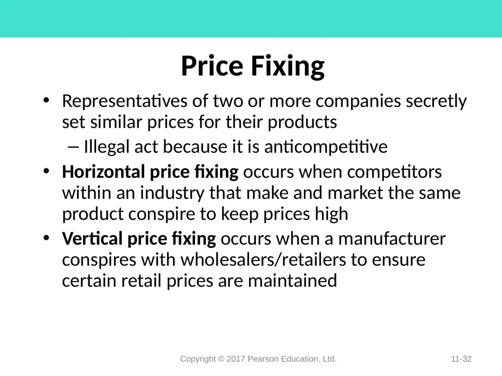 Pricing Decisions Chapter 11 Learning Objectives - slide 32 of 34
