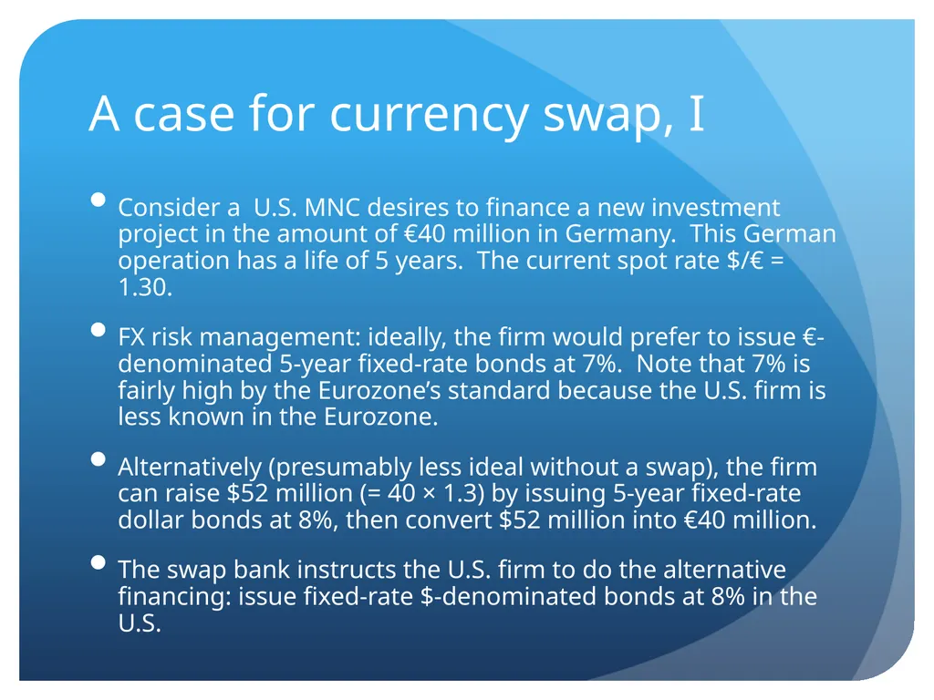 Derivatives and swaps on FX Sections Futures - slide 42 of 47