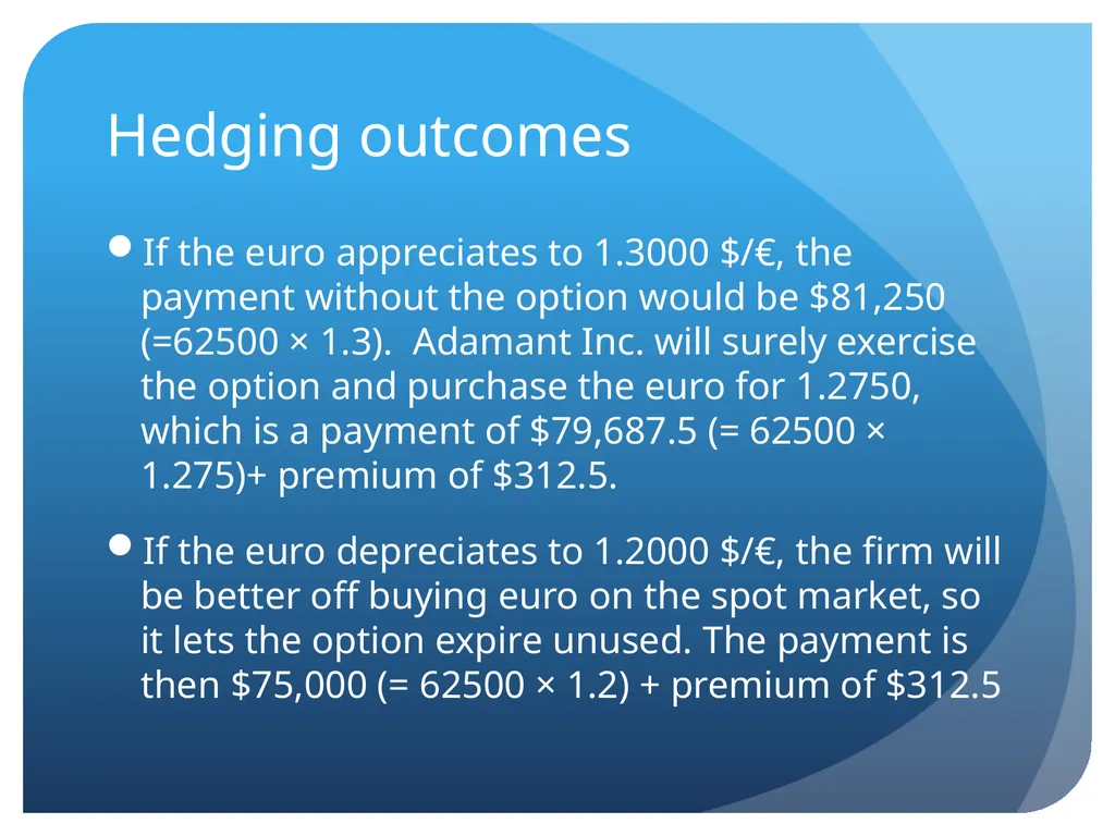 Derivatives and swaps on FX Sections Futures - slide 29 of 47