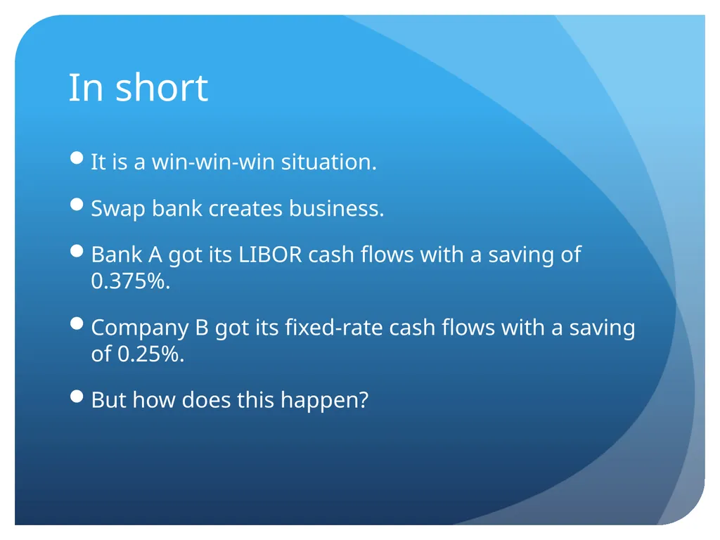 Derivatives and swaps on FX Sections Futures - slide 39 of 47
