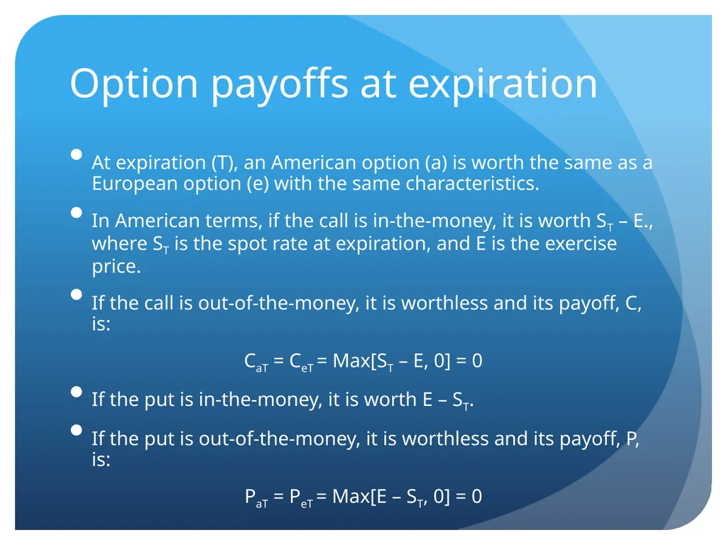 Derivatives and swaps on FX Sections Futures - slide 20 of 47