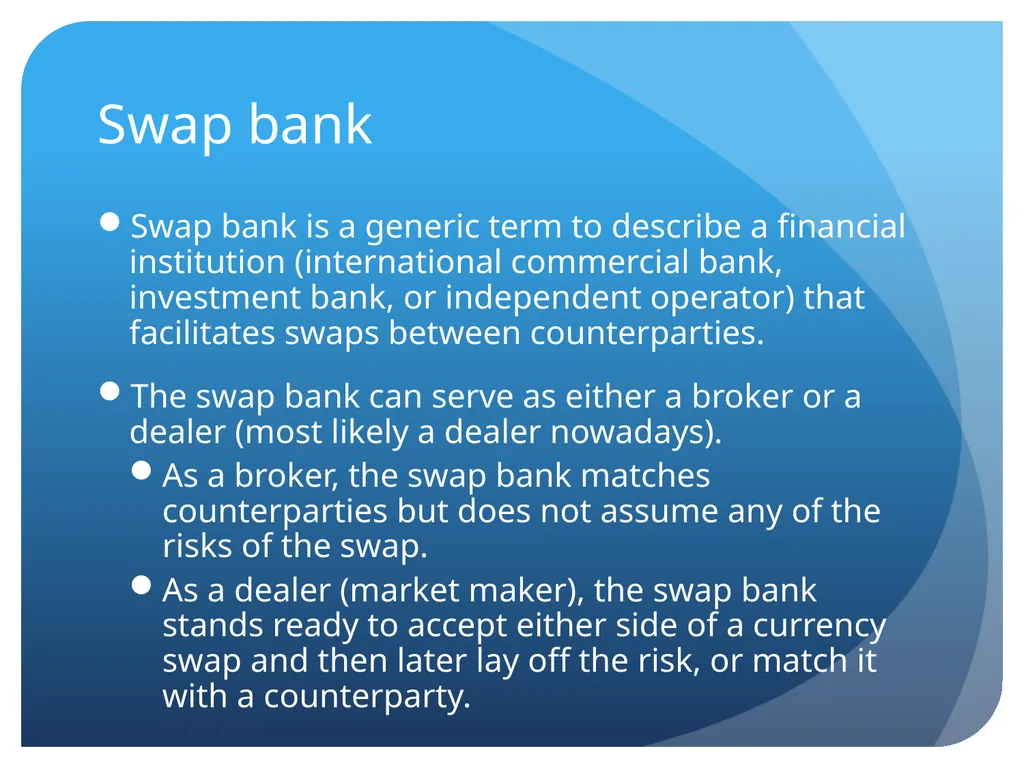 Derivatives and swaps on FX Sections Futures - slide 32 of 47