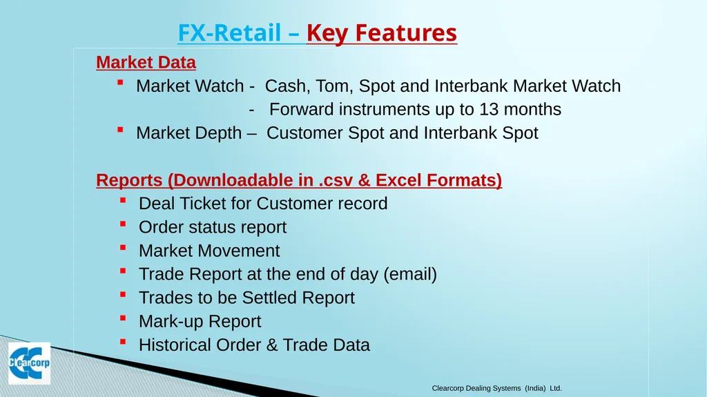 FX-Retail FX- Retail Forex Trading Platform . An - slide 15 of 20