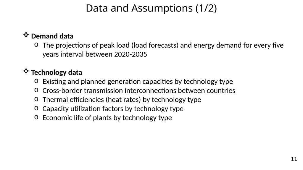 Power System Implications of Subsidy Removal, - slide 11 of 32