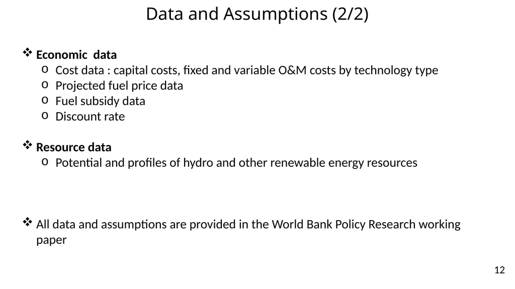 Power System Implications of Subsidy Removal, - slide 12 of 32