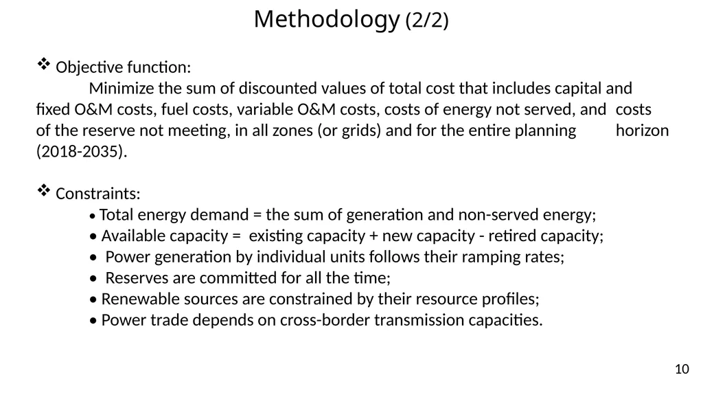 Power System Implications of Subsidy Removal, - slide 10 of 32