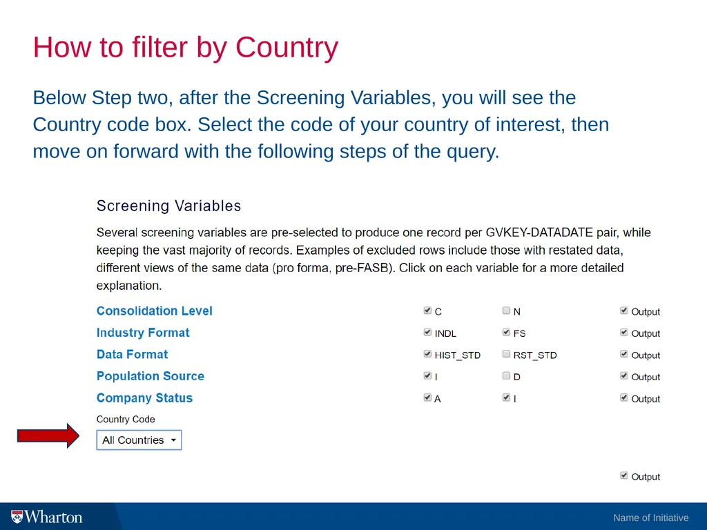 Compustat Global in WRDS: The Basics I. What is - slide 16 of 27