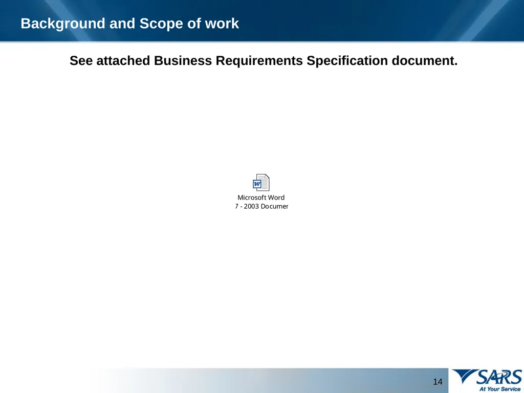 PROVISION OF THE TRANSFER PRICING BENCHMARKING - slide 14 of 41