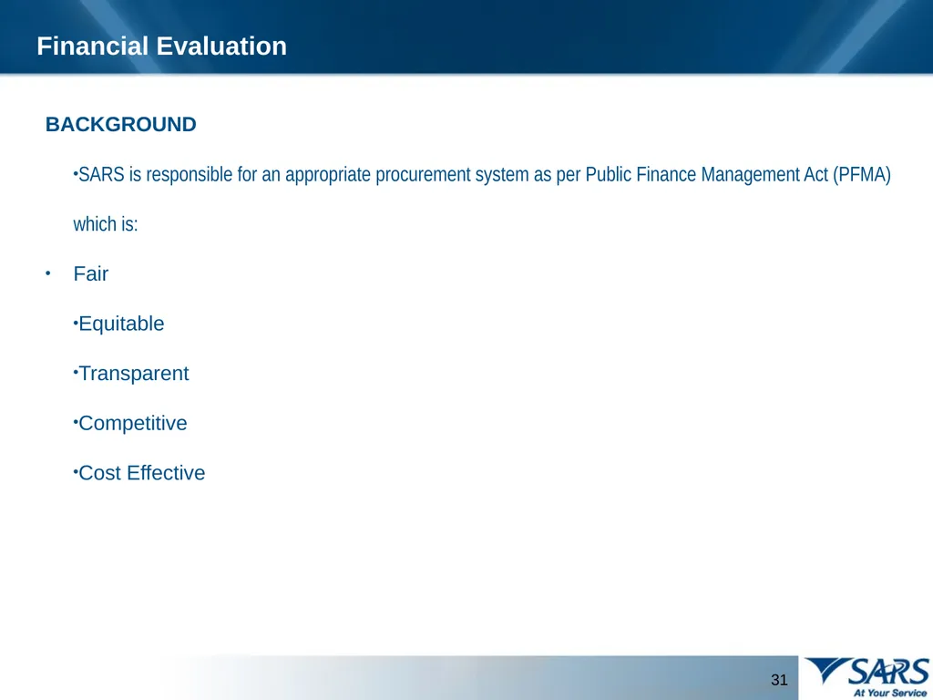 PROVISION OF THE TRANSFER PRICING BENCHMARKING - slide 31 of 41