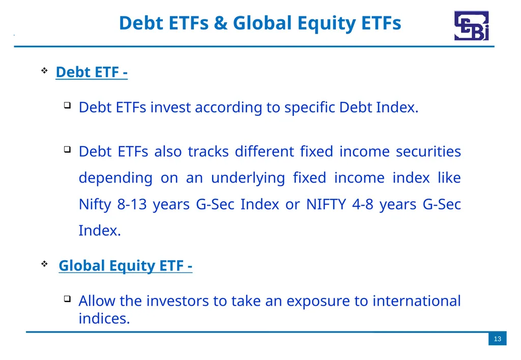 Introduction to Exchange Traded Funds (ETFs) - slide 13 of 27