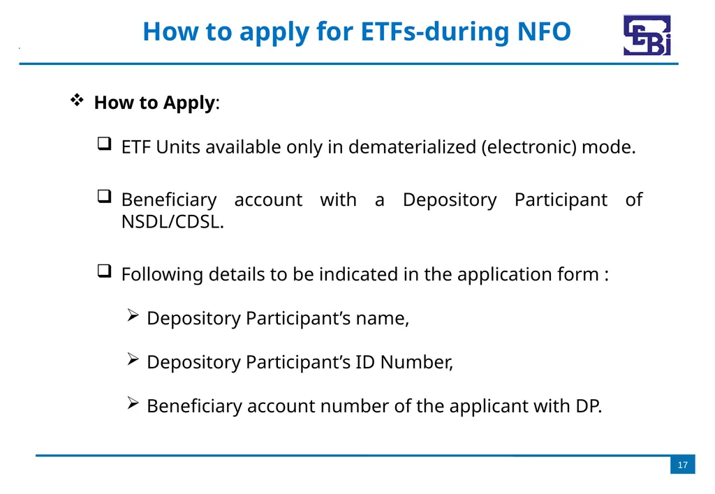 Introduction to Exchange Traded Funds (ETFs) - slide 17 of 27