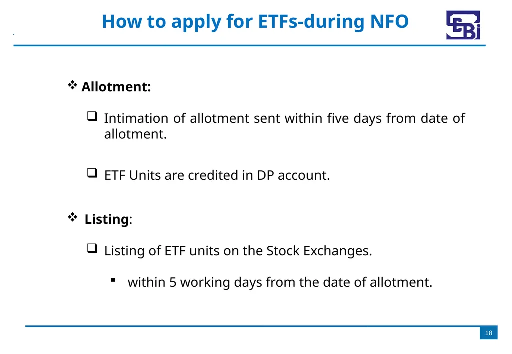 Introduction to Exchange Traded Funds (ETFs) - slide 18 of 27