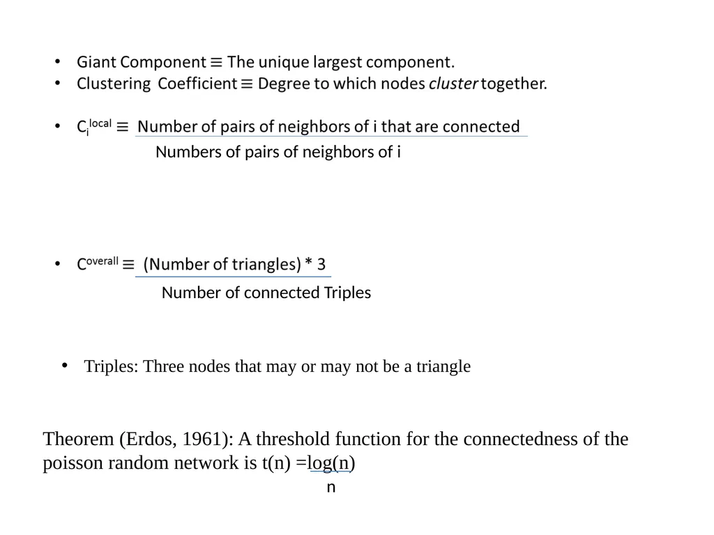 Interactions in Networks In part, based on - slide 7 of 27