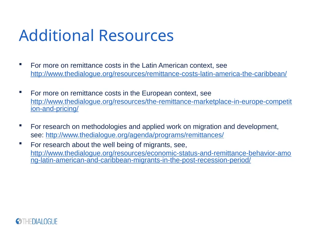 Using Data to Better Understand Worker Remittances - slide 32 of 33