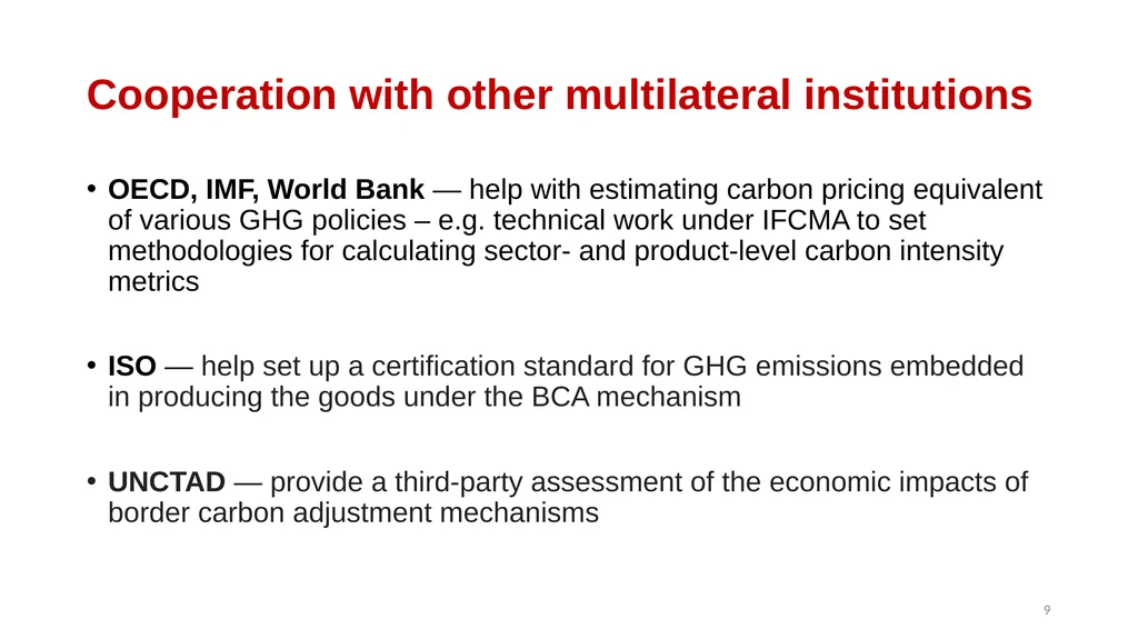 Sustainable Development as Fundamental Pillar of - slide 9 of 12