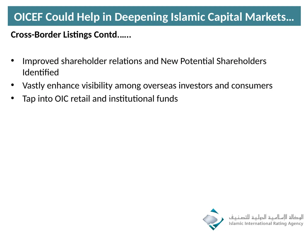 Islamic Rating Standards & Stronger Capital - slide 23 of 27