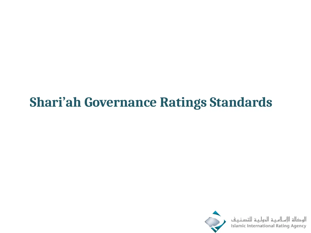 Islamic Rating Standards & Stronger Capital - slide 17 of 27