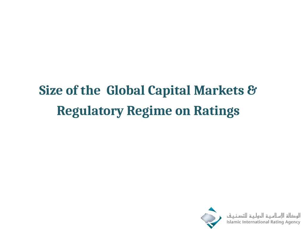 Islamic Rating Standards & Stronger Capital - slide 2 of 27