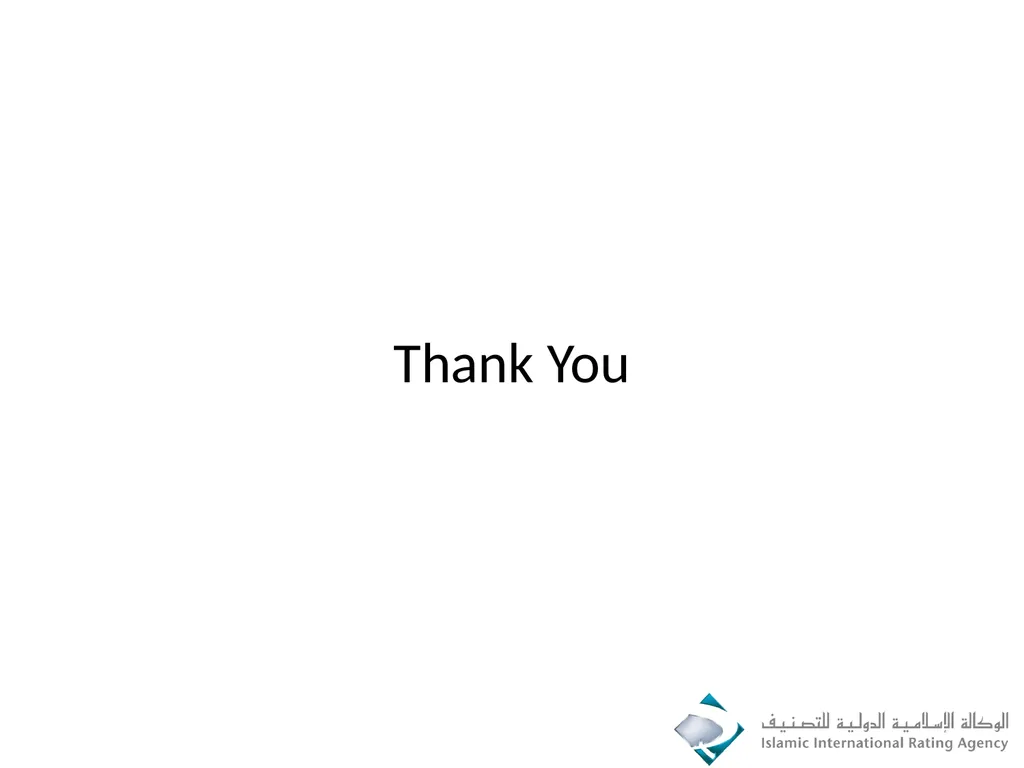 Islamic Rating Standards & Stronger Capital - slide 27 of 27