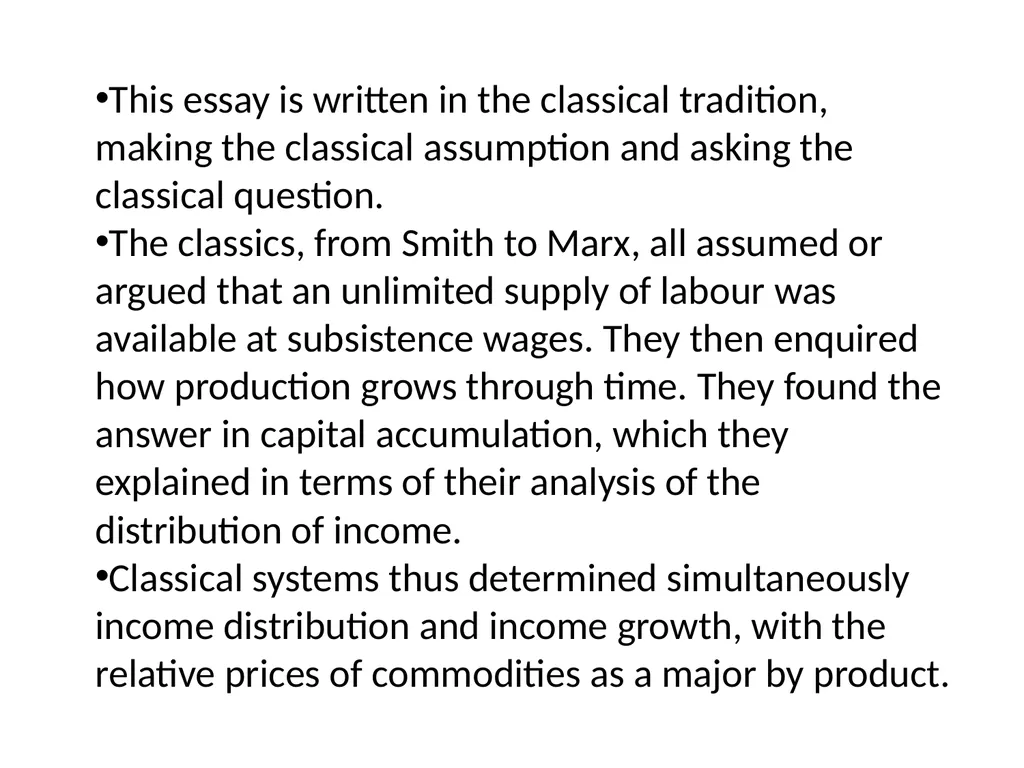 MAECO Semester –II CC6 W. A . Lewis Model of - slide 3 of 18