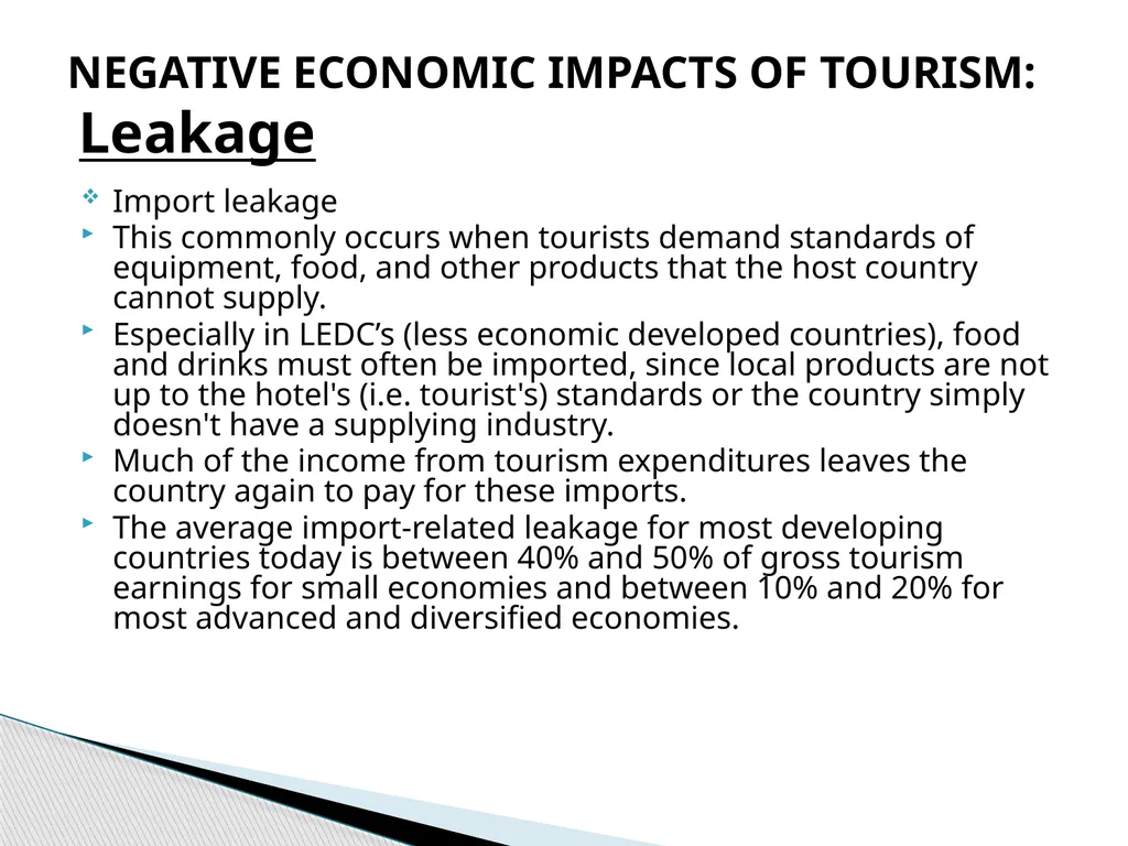 SADEKE SMITH TOURISM IMPACTS ON JAMAICA COLBOURNE - slide 29 of 41
