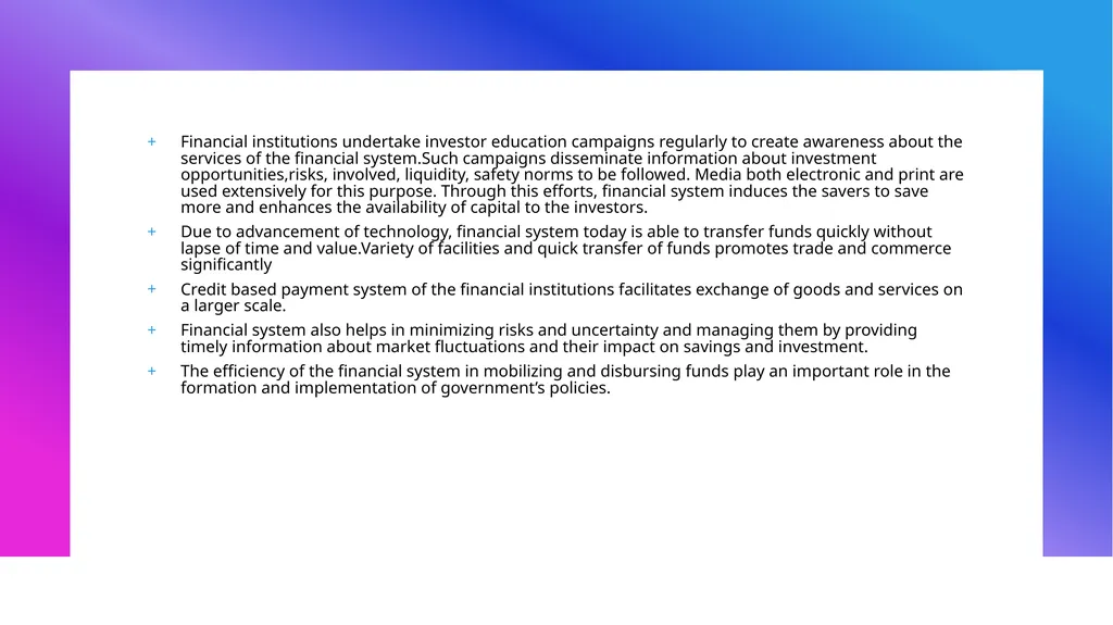 RBI and Financial System Financial System - slide 9 of 34