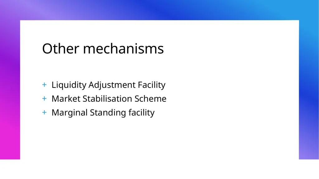 RBI and Financial System Financial System - slide 18 of 34