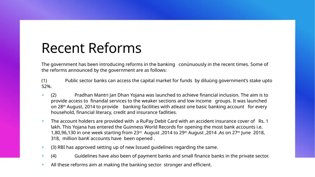 RBI and Financial System Financial System - slide 28 of 34