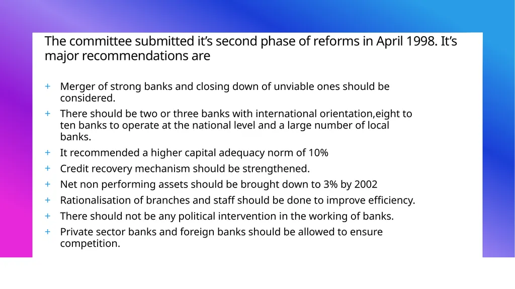 RBI and Financial System Financial System - slide 26 of 34