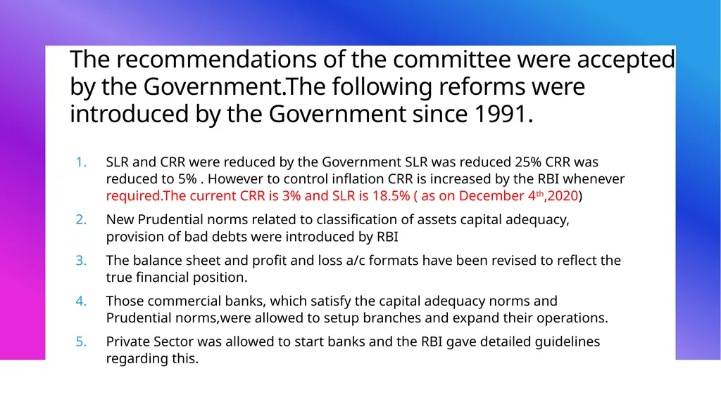 RBI and Financial System Financial System - slide 24 of 34