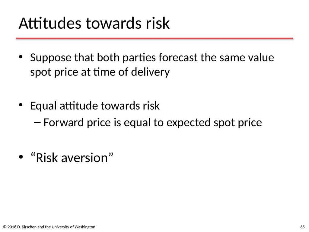 Basic Concepts from Economics © 2018 D. Kirschen - slide 65 of 92