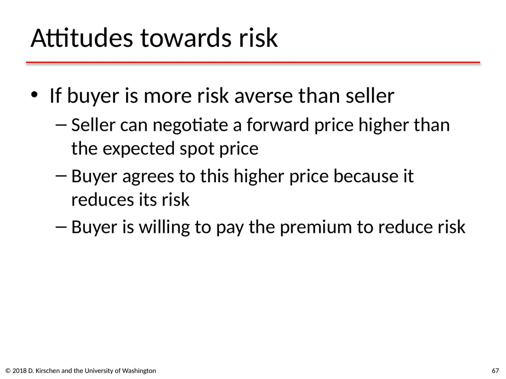 Basic Concepts from Economics © 2018 D. Kirschen - slide 67 of 92