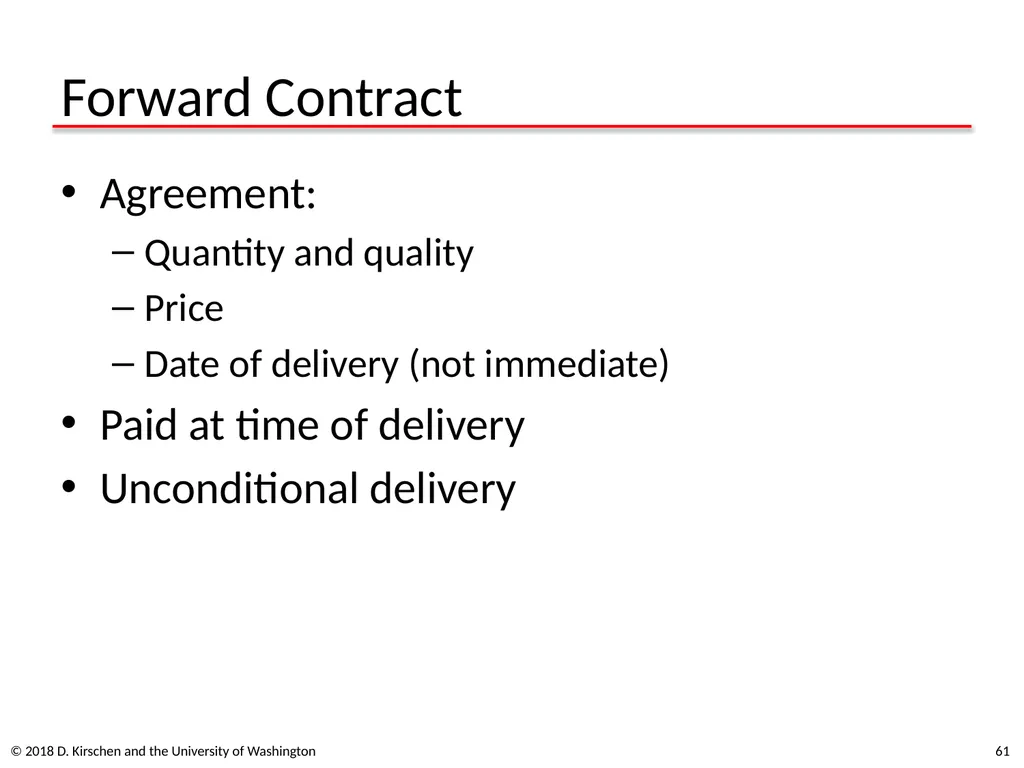 Basic Concepts from Economics © 2018 D. Kirschen - slide 61 of 92