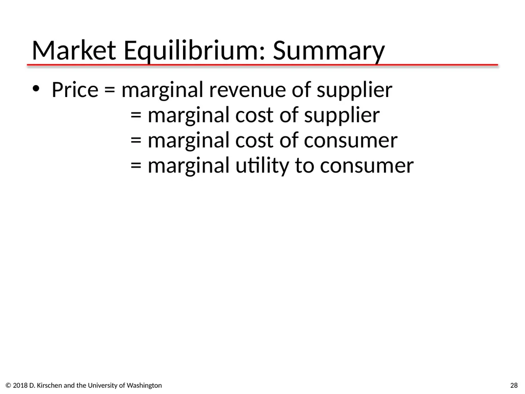 Basic Concepts from Economics © 2018 D. Kirschen - slide 28 of 92