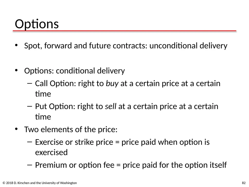 Basic Concepts from Economics © 2018 D. Kirschen - slide 82 of 92